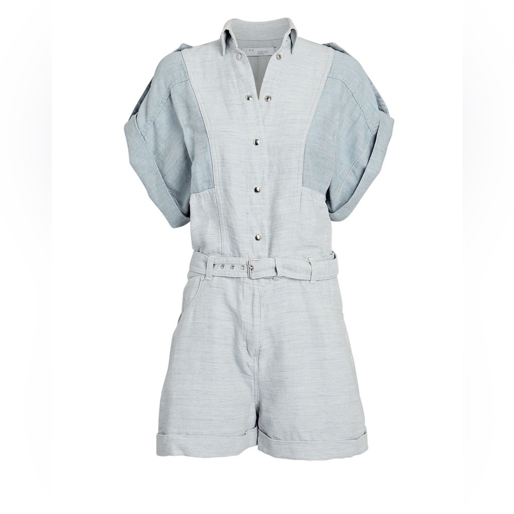 Amazing Condition - IRO LANDEMON Bicolour Denim Jumpsuit